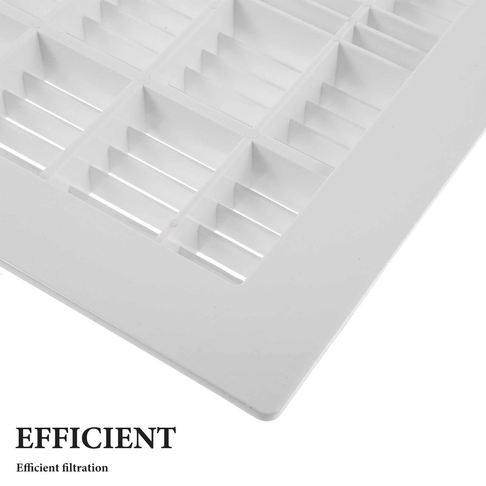 Tapa de desagüe de Piscina, desagüe de Piso Cuadrado 30x30cm, ABS Blanco, Control preciso del Flujo de Agua, para Piscinas y spas