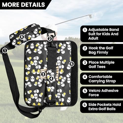 image for FINGER TEN Golf Club Bag Mini Lightweight for Men Women Ladies Kids wi