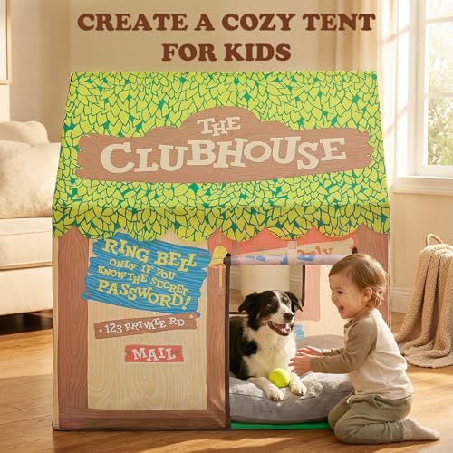 SweHouse Clubhouse Play Tent with Windows