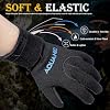 nitescuba Neoprene Gloves 3mm Diving Golves Anti-Slip, Wetsuit Gloves with Adjustable Strap for Diving Scuba, Snorkeling, Surfing, Kayaking and Ice Fishing