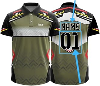 Custom Add Name and Number Jersey for Men Cricket t-Shirt | 2 Year to 5XL