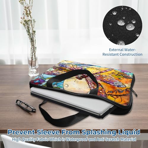 Funda para laptop impermeable con asa para laptops 15 pulgadas miniatura 6