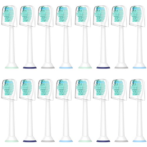 WuYan 互換ブラシ フィリップス ソニッケアー 替ブラシ 対応 電動歯ブラシ 替えブラシ ヘッド 16 本