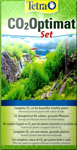 Tetra CO2-Optimat – complete set voor het verrijken van aquariumwater met kooldioxide voor prachtige waterplanten, met diffusiebuis, slang en zuignappen