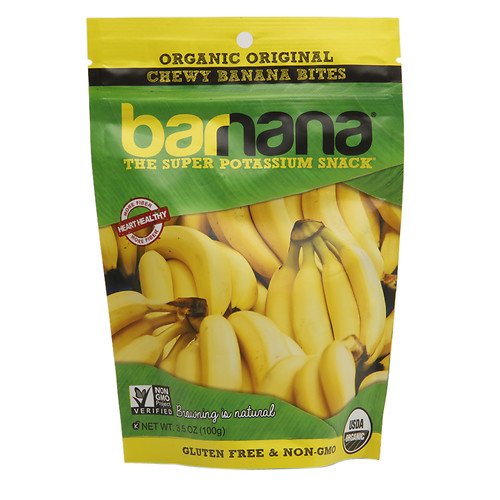 Barnana The Super Potassium Snack Chewy Banana Bites, Organic Original, 12 pk 3.5 oz (Pack of 1)