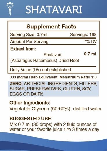 Miniatura 3 de Secrets of the Tribe Shatavari Tintura Extracto sin alcohol, gotas de hierbas de alta potencia, tintura hecha de Rumex Acetosella Tracto Digestivo