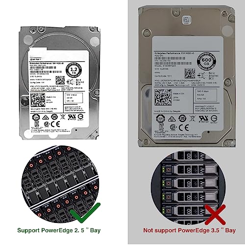Image of Hard Drive Tray Caddy 2.5 inch SSD HDD Caddy G176J 0G176J Hard Drive Bracket SAS SATA Caddy Compatible for Dell PowerEdge R720 R630 R730 R830 R930 T430 T440 T640 R720XD, 4 Pack