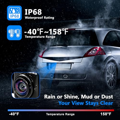 Image of Rear View Backup Camera Compatible with Chevy Silverdo 2016-2019 for GMC Sierra 1500 2500 3500 Park Assist Reverse Replaces 84062896 23363727