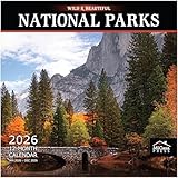 MICASA PRESS Wild & Beautiful National Parks 2026 Wall Calendar 12 Month | 12' x 24' Open | Thick & Sturdy Paper | Holiday Gift | Nature Calendar 2026