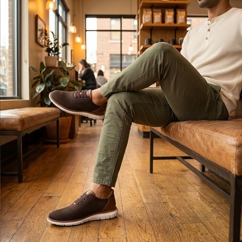 Image of Marc Joseph New York Men's Charles Ave Sneakers (Hands Free Technology)
