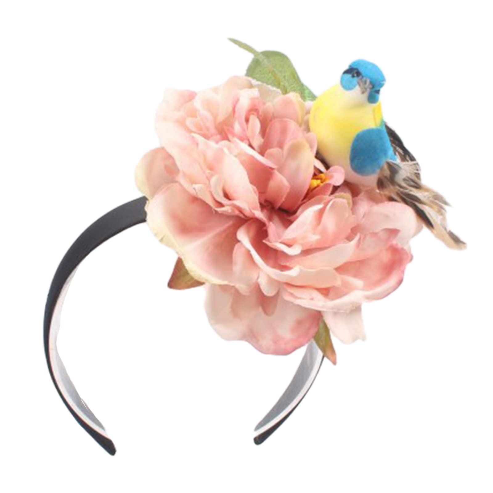 Fentency Halloween Hair Hoop Giant Peony Headwear Floral Birthday Party Floral Themed Headband Party Headdress