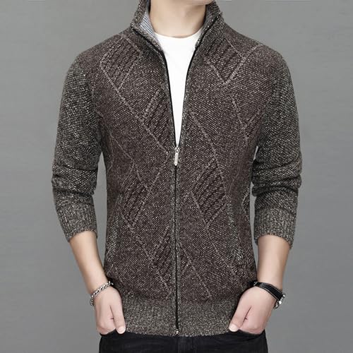 Pull décontracté à fermeture éclair pour homme contre le froid de mi-saison - 5