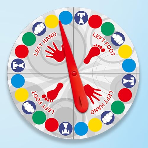 Twister Spiel für Kinder,Twister Für Kinder Und Erwachsene,Twister-Spiel mit Spielmatte,Geeignet Für Innen Kinder im Freien Fähigkeiten Spiele Garten Spiele Erwachsene Partei