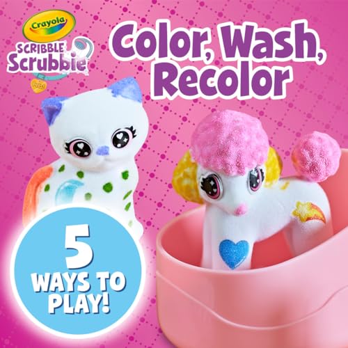 Crayola Scribble Scrubbie Pets Super Salon, Color, Paint & Wash Toy, Gift for Kids, Ages 3, 4, 5, 6 by Crayola - Image 7
