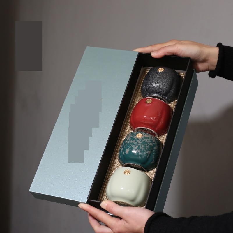 Ceramiczna filiżanka do herbaty filiżanka do herbaty retro wypalana w piecu kamionka mistrz kubek prosty rustykalny kubek do herbaty zestaw do herbaty Kung Fu zestaw filiżanek do herbaty