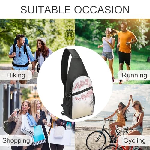 Mochila bandolera ligera para senderismo y viajes miniatura 6