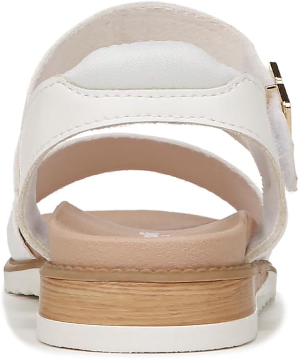 Dr. Scholl's Shoes Island Glow Kids Flat Sandal White Smooth 13 M