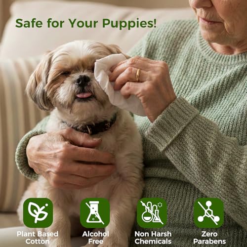 image for Snuvid 600 Count Dog Wipes, Pet Wipes for Dogs & Cats, Hypoallergenic,