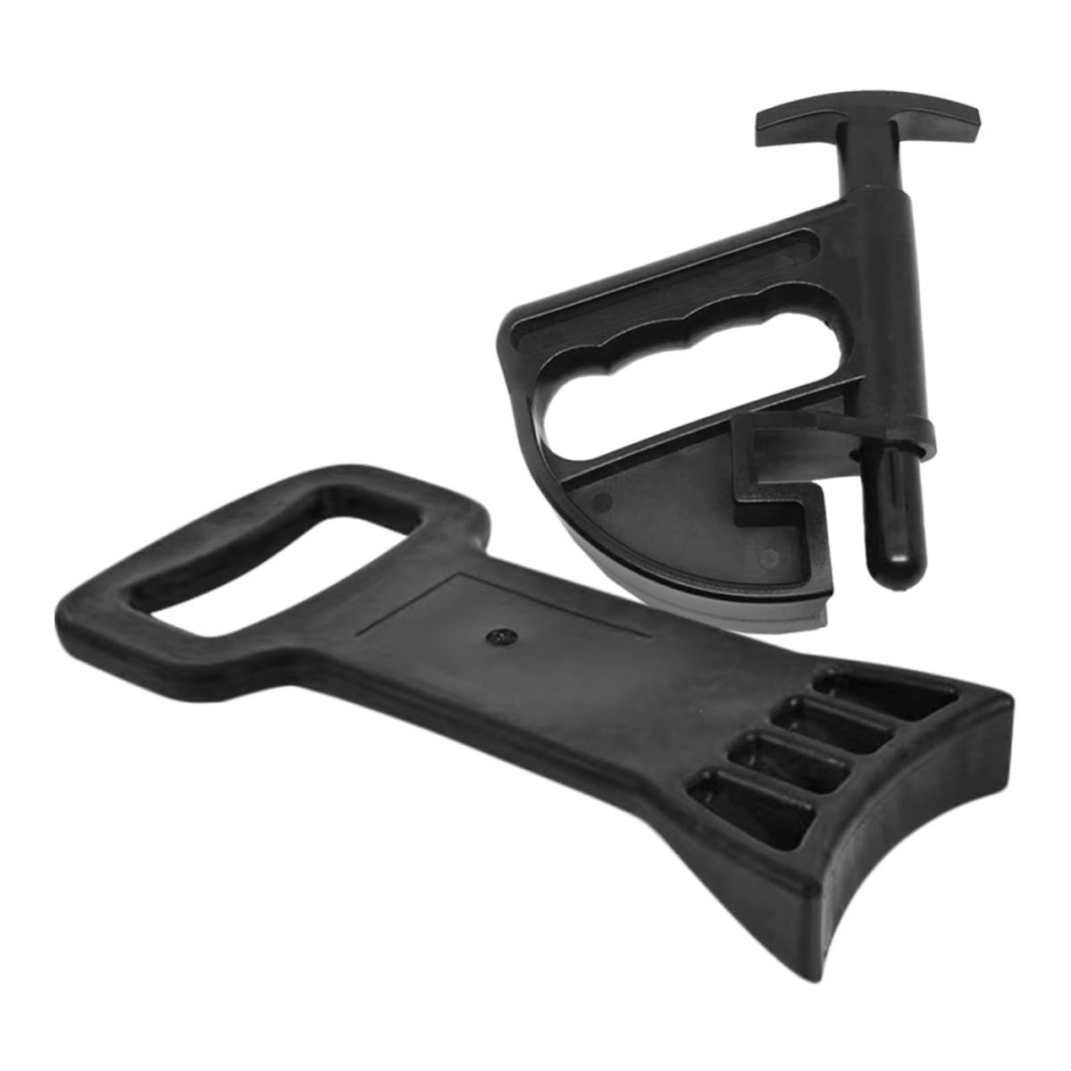 Outil de changement de pneu noir pour changer ses roues chez soi
