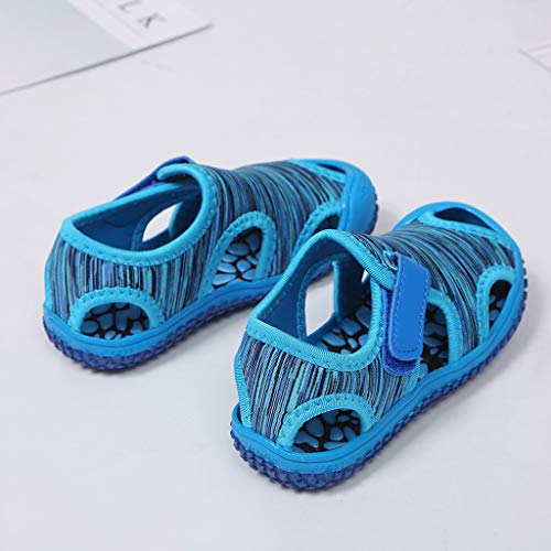 1 to 10Years Summer Child Kids Non-slip Outdoor Boys Sandals Beach Girls Baby Beach Shoes Children (Blue, 6.5 Toddler)2