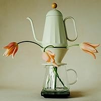 Vista 5 de watchget Jarra de café de vidrio de 16.9 fl oz/17 oz – Servidor de café de borosilicato fino resistente al calor, cafetera transparente para verter