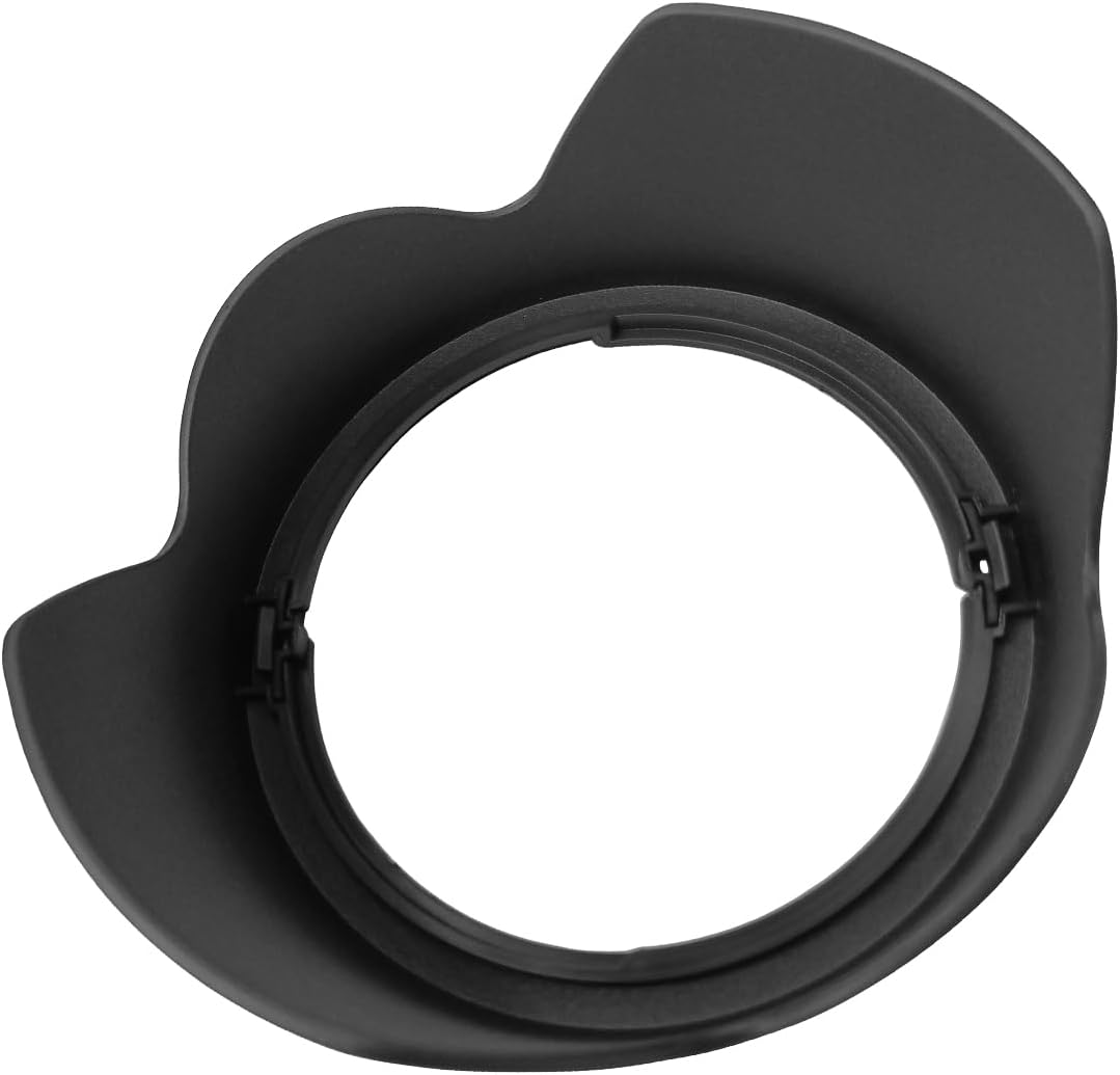 EW-83H Lens Hood Shade for Canon EF 24-105mm f/4L is USM(Not for is II USM),HUIPUXIANG 77mm Digital Tulip Flower Lens Hood Black