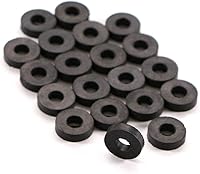 Vista 11 de Arandelas de goma EPDM negras – varios tamaños para postes de montaje de accesorios y retención de funda Kydex