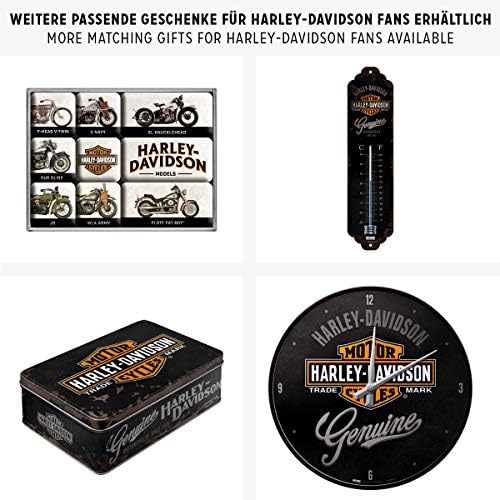 Nostalgic-Art Retro Tin Sign  Harley-Davidson  Metal Eagle  Gift idea for Motorcycle Fans, Plaque, Vintage Design for Decoration, 30 x 40 cm