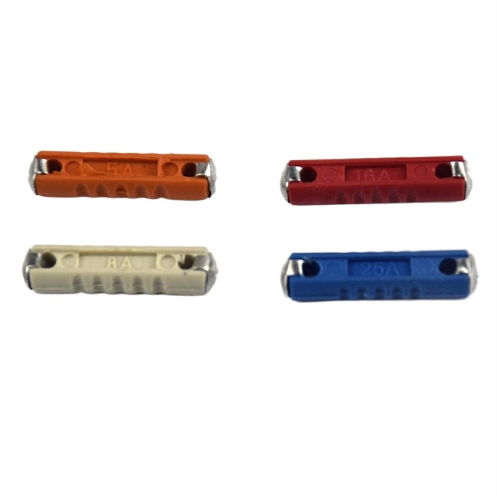 Cablaggio di protezione 50 Pz/Kit 5A 8A 16A 25A Kit di fusibili for auto d'epoca in ceramica for fusibile for auto Continental for fusibile europeo for siluro proiettile