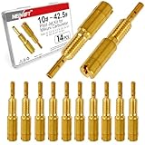 Pilot Jet Kit for Mikuni Carburetor Replacement Slow Jets Compatible with RS HSR HS TM VM28/486 Carburetors for Motorcycle, ATV, Lawn Mower Small Engine 14Pcs（10# - 42.5#）