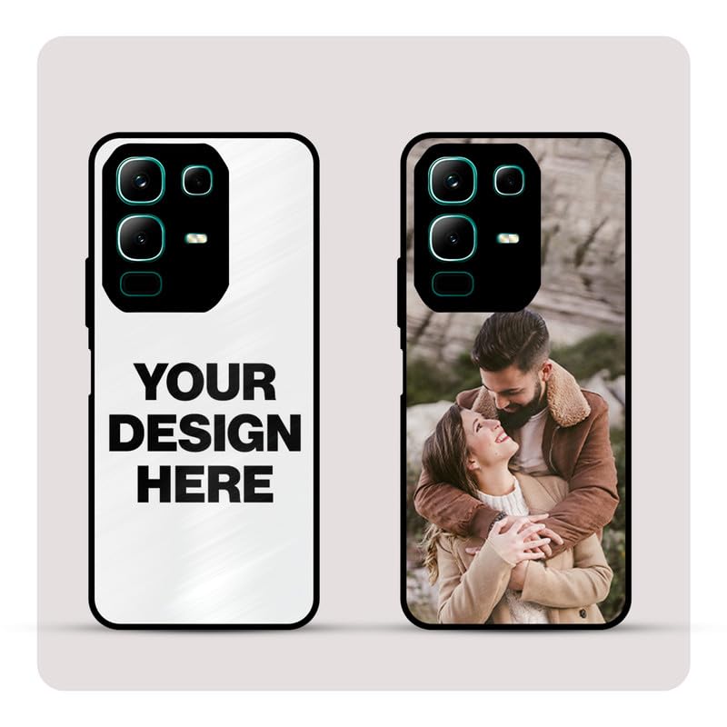 Image of Personalized Back Cover for Infinix Note 50s | Custom Case with Name, Photo or Logo | PrintShield Hybrid with Soft TPU Grip & Scratch Protection