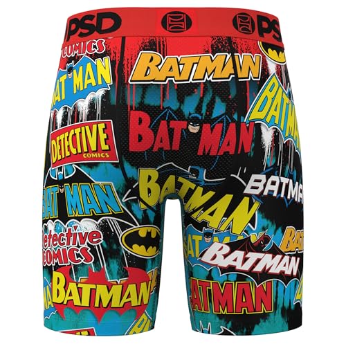 PSD Men's Batman Eras Boxer Briefs, Multi, XL4