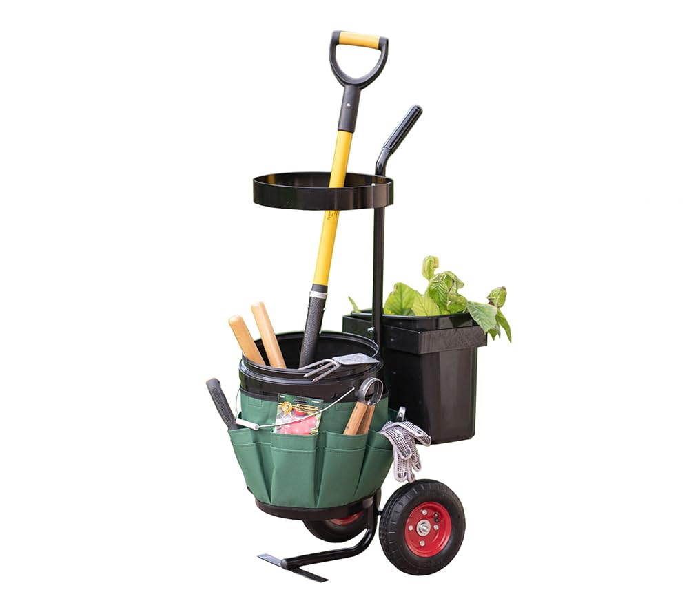 WESTMANN Hand- und Gartenwagen 40x56x104 cm Grün 40 kg Metall bis 40 kg