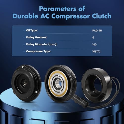 Image of ECCPP A /C Compressor Clutch 2003-2006 Fit for Jeep TJ 2.4L AC Clutch