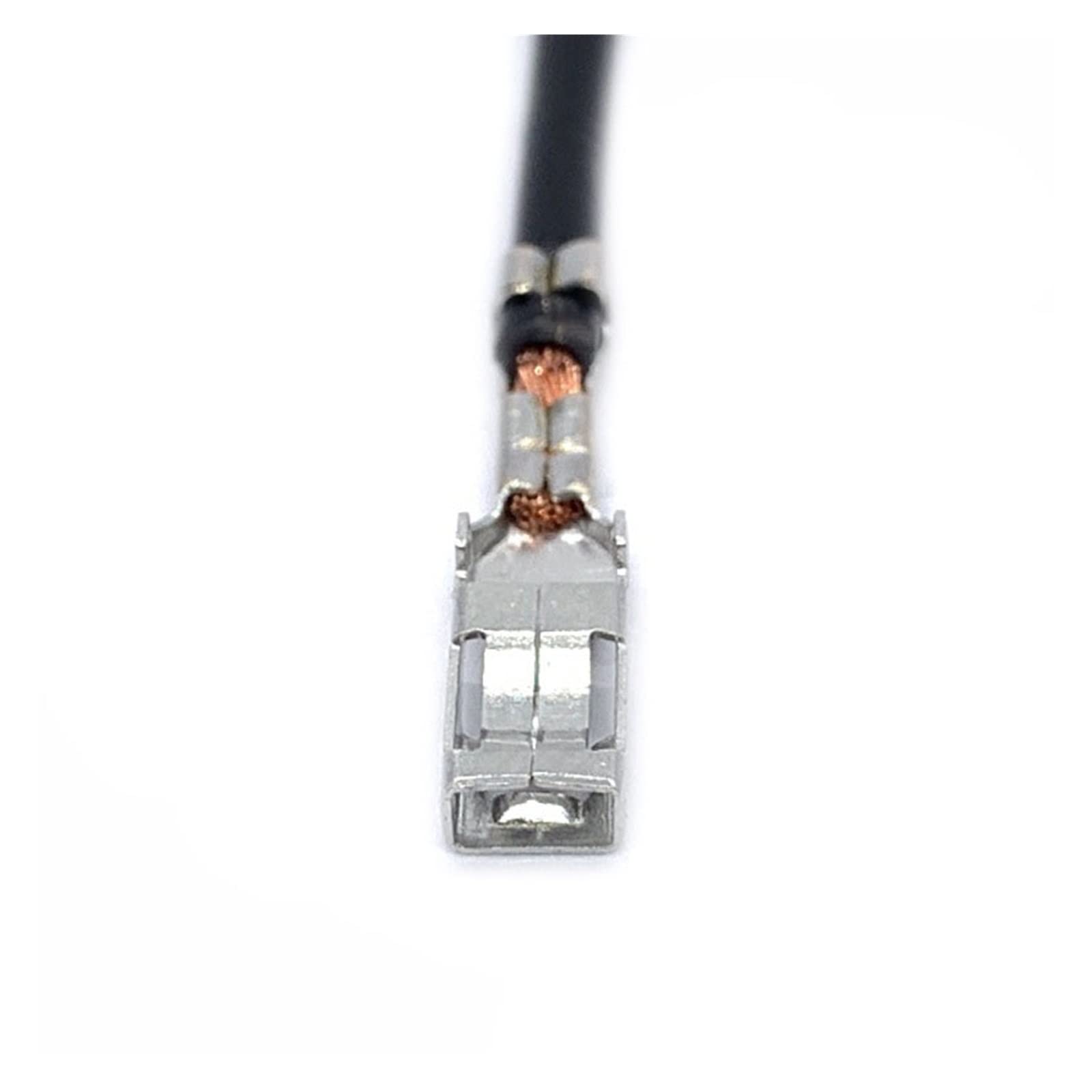 Hengliang Store Terminales de crimpado de Pines estañados de latón automático de 3,5mm Aptos for Empalme de Conector electrónico Hembra G118 H62 con Cable de 18AWG 170286-1