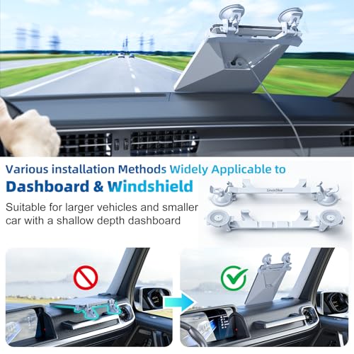 Image of FONKEN for Starlink Mini Car Mount for Dashboard, Starlink Mini Dash Mount