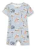 Name It Baby-Jungen NBMJUPAR Sunsuit Jumpsuit, Silver Filigree, 104