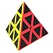Produktbild LSMY Zauberwürfel Megaminx 3x3 Speed Cube, Speedcube Magic Pyramid Triangle Puzzle Würfel Carbon Faser Aufkleber 3D IQ Spielzeug