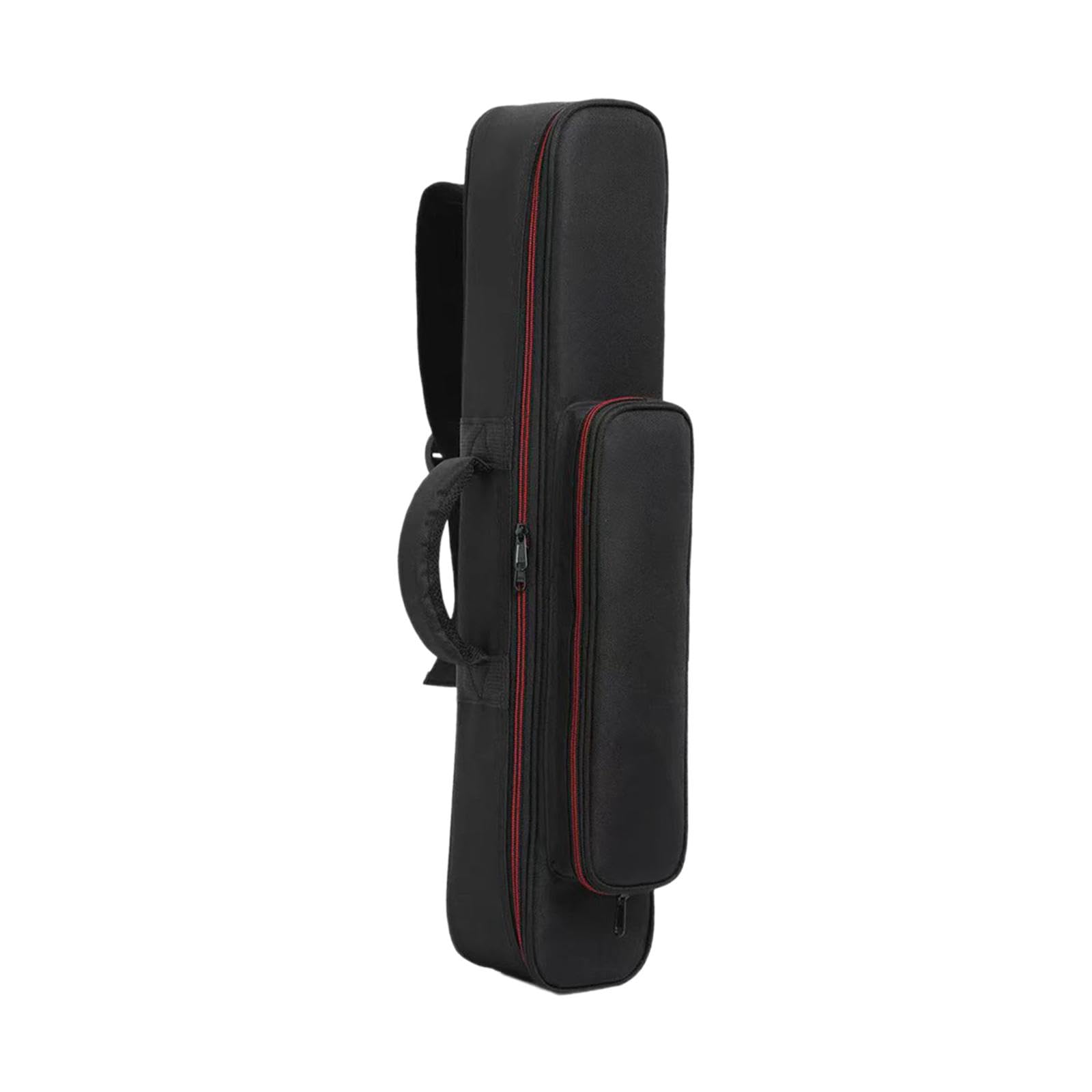 Perfeclan Saxophon-Aufbewahrungstasche, Sax-Gig-Bag, praktische, wasserdichte Sopran-Saxophon-Tasche aus Oxford-Stoff, Handtasche für Flöte, gerades Saxophon, S