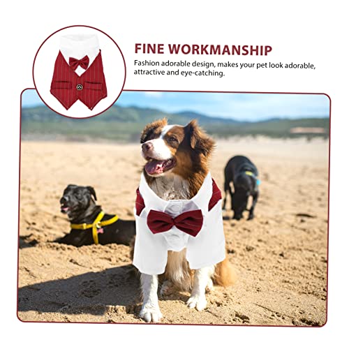 Vestido formal para cachorro disfraz para perro talla M miniatura 3