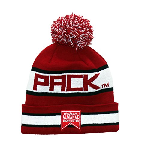 Tradition-Scarves-NC-State-Wolfpack-Beanie-NCSU-Hungry-Wolf-Retro-Pom-Beanie