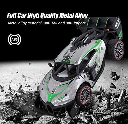 Onthego Remote Control Car, 2.4 Ghz Metal Rc Cars With With Spray & Light, Hot Wheels Rc Cars, Electric Sport Racing Hobby Toy Car With Rechargeable Batteries, Car Gift For Kids Boys #TOP2