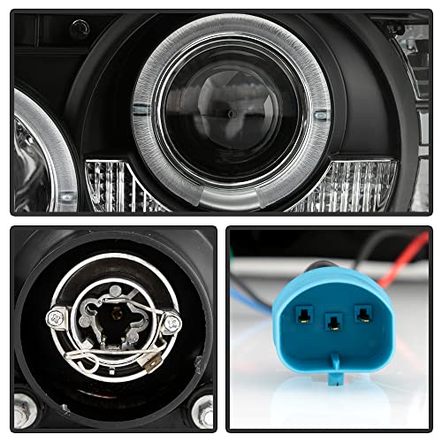 Aftermarket For 2001-2011 Ford Ranger 1Pc Projector Headlights Headlamps Led Halo #TOP1