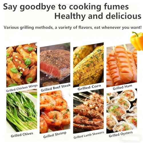 Dwufunkcyjny grill elektryczny do użytku domowego i komercyjnego, bezdymny grill BBQ w stylu koreańskim, energooszczędna konstrukcja o dużej mocy