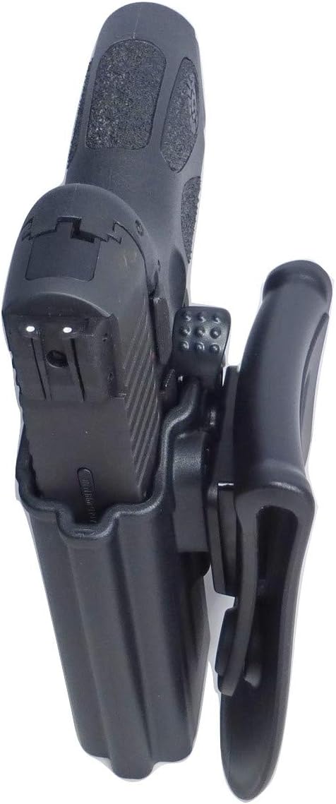 Tactical Scorpion Gear Polymer Thumb Release Open Carry Level II Holster: Fits Glock 19, 23, 32, 44