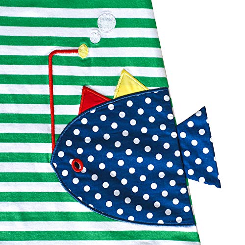 Sunny Fashion Girls Casual Dress Cotton Long Sleeve Kite Cloud Embroidered4