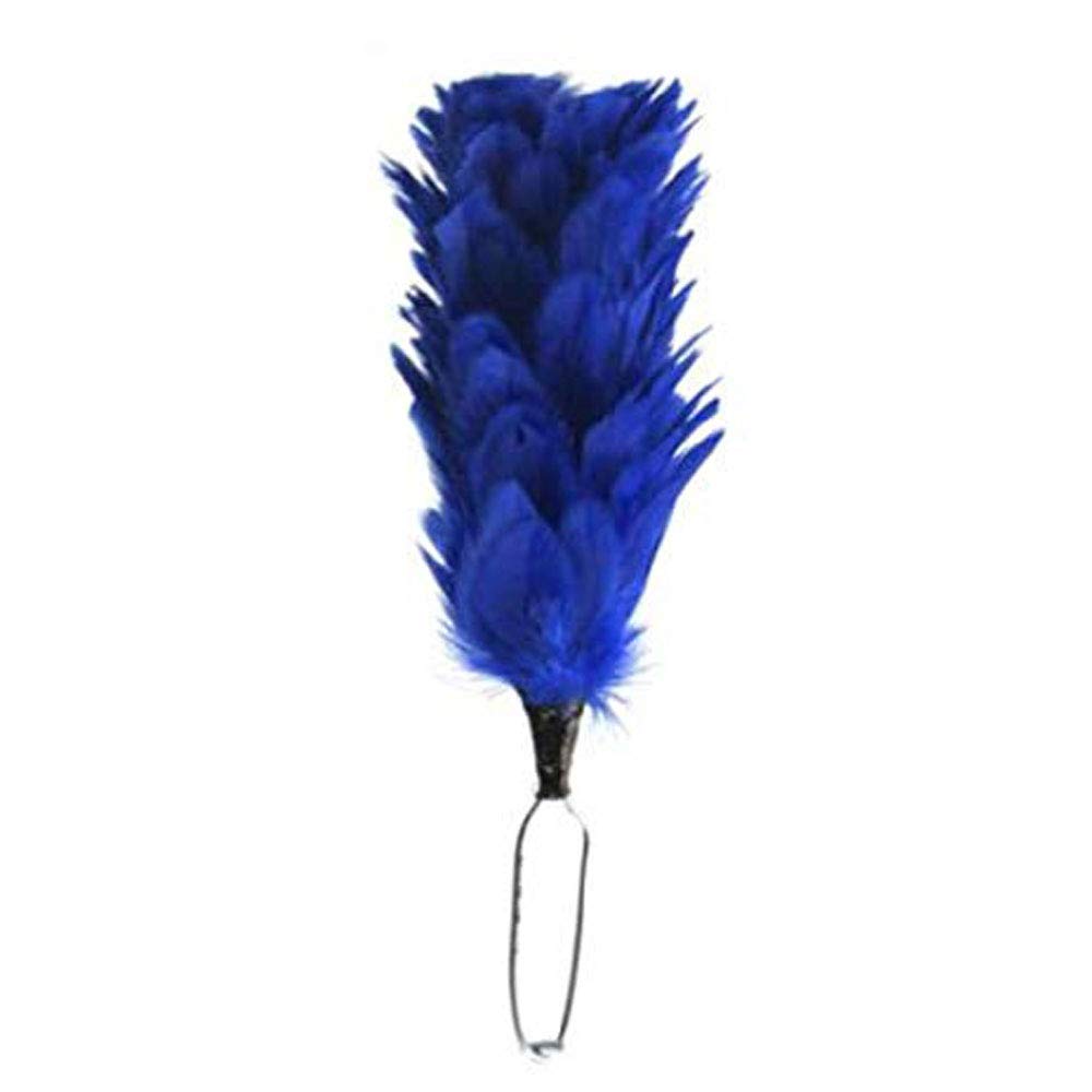 Tartancity Men's Blue Tartan City 6 Inch Feather Hackle - Perfect For Scottish Glengarry Hat