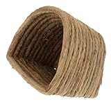 UPKOCH Woven Straw Hamster Nest Chicken Laying Nest Small PET Sleeping House Sturdy Grass Mat for Guinea Pigs Small Animals