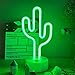 Niedliche Kaktus Neonlichter Kaktus Zeichen Geformter Dekor Licht Batterie & USB Powered LED Nachtlichter Marquee-Zeichen Bester Tischdekor Für Weihnachtsfeier Geburtstagsfeier Kinderzimmer Wohnzimme