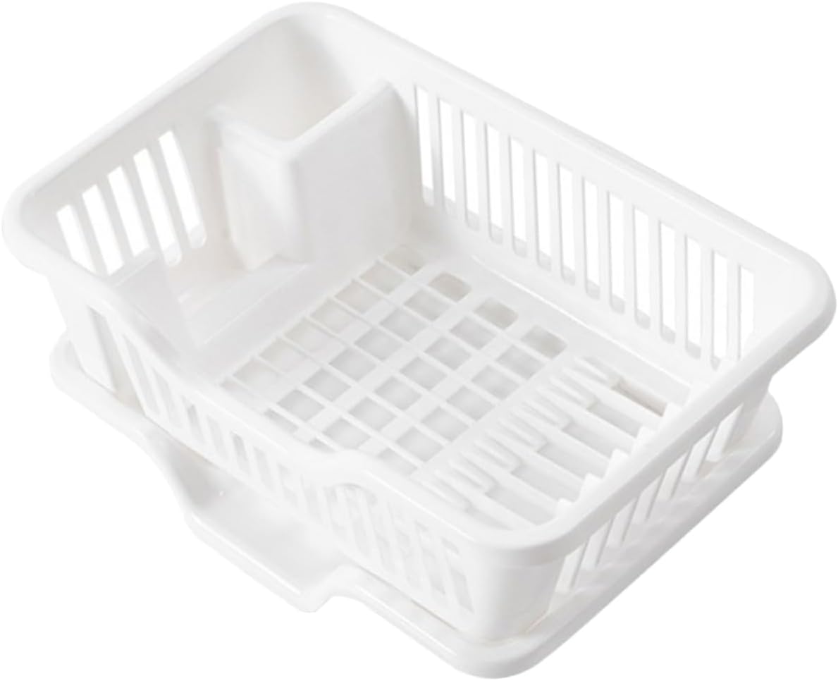 Mikinona Dish Drying Rack Multi-Function Tableware Rack for Kitchen Counter Lightweight and Dish Drainer Holder Quick Drainage for Storing Utensils and Tableware Spaces